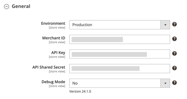 General Settings