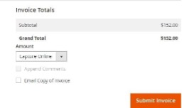 Submit Invoice Button